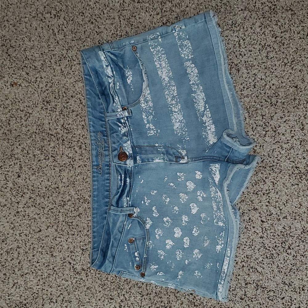 💥3/$30 American Rag Cie Light Denim  Stretch Blue Jean Shorts